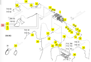 Flexible de Fluide ISEKI 1801-782-230-00
