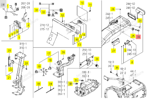 Interrupteur PTO Stationnel Iseki 1801-654-220-20