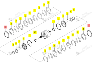 Circlip Iseki 1792-215-609-00