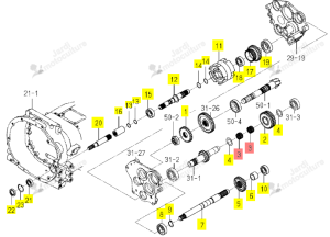 BEARING/NEEDLE ISEKI 1792-218-011-00