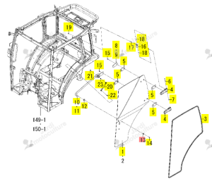 Entretoise Intermédiaire Iseki 1792-730-007-00