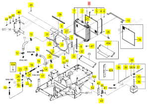 Radiateur ISEKI 1752-102-310-00