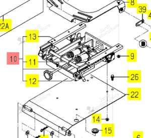 Suspension Iseki 1752-611-350-20