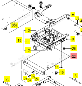 Platine Iseki 1752-611-250-10