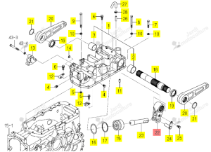 Came de Relevage Iseki 1805-501-002-00