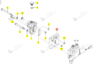 Palier Refoulement Distribution Iseki 1806-508-001-00
