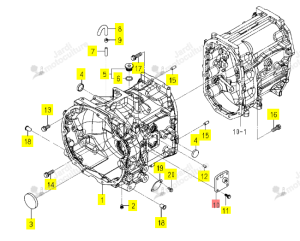 Couvercle de Décharge HST Iseki 1805-201-051-00
