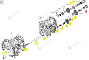 Roulement 6008 Iseki 1805-202-021-00