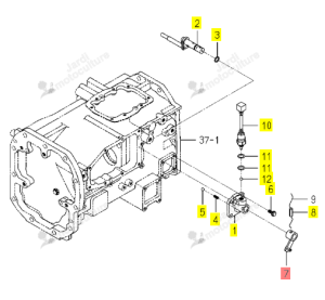 BRAS 4WD ISEKI 1804-257-210-00