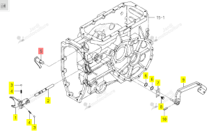 Bras de levier transversal Iseki 1805-256-210-00