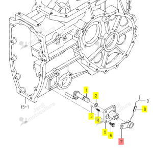 BRAS 4WD ISEKI 1805-257-220-01
