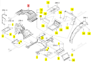 TAPIS DE SOL ISEKI 1815-631-025-00