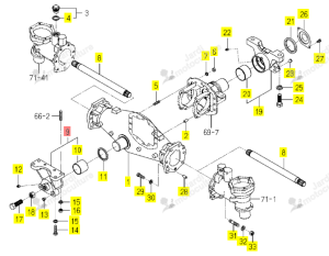 Pivot Central Avant Iseki 1816-433-200-00