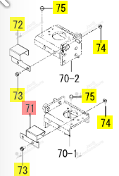 Couvercle ISEKI 1815-780-003-20