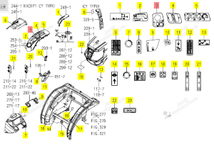 Étiquette Cde PTO Iseki 1816-902-003-00