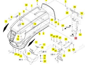 PLAQUESUPPORT ISEKI 1816-601-610-10