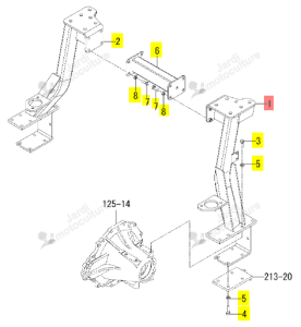 BATI INFERIEUR G/EEC/LS ISEKI 1816-702-400-00