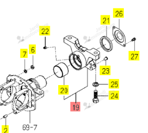 Pivot Central Iseki 1817-433-210-00