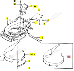 Renfort Carter Iseki 2500-451-200-60
