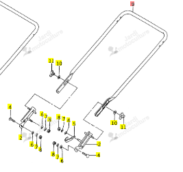 Guidon Iseki 2500-552-002-20