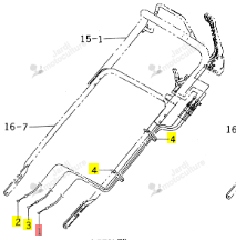 Câble de Gaz ISEKI 2500-570-001-00