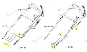 CABLE ISEKI 2500-570-006-00