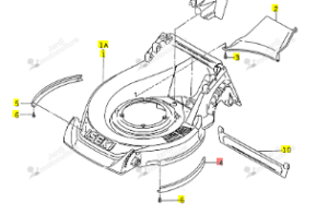Protecteur Gauche Iseki 2500-401-002-00