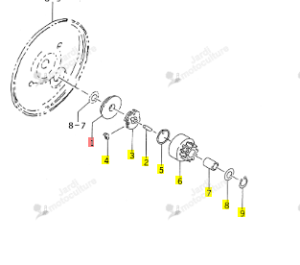 Bague ISEKI 2500-312-002-00