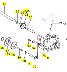BRAS ISEKI 2500-361-021-00