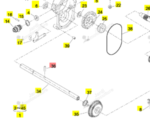 Goupille Axe Transmission Iseki 31034-150
