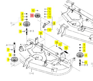 Galet Iseki 3100-703-230-10