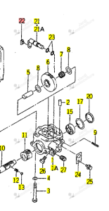 Griffe de Frottement Iseki 2703-101-020-00