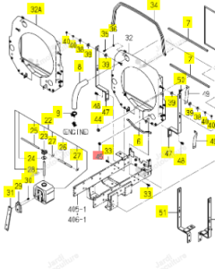 Passe-fil ISEKI 2142-581-002-00