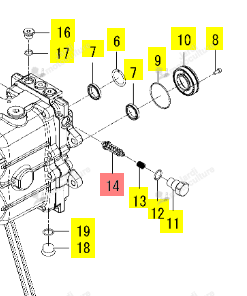 Soupape Neutre Iseki 1816-203-510-00