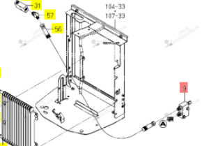 Adaptateur de substitution Iseki 1816-509-240-00