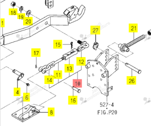 Stabilisateur G/D Iseki 1816-514-240-00