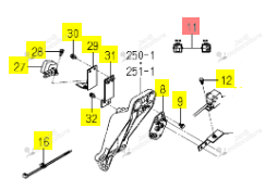 Faisceau PTO Iseki 1815-662-320-00