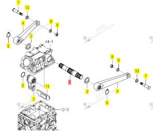 Arbre Relevage Bras Supérieur Iseki 1825-502-001-00
