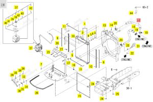Durite Supérieure Radiateur Iseki 1833-102-041-00
