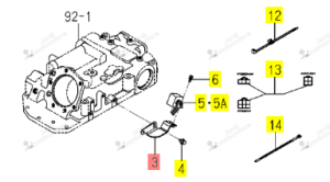 Support Capteur Iseki 1817-662-210-00