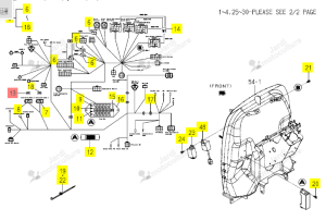 ETIQUETTE FUSIBLE 40 A ISEKI 1834-652-502-00
