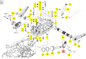 Bielle de Relevage Iseki 1837-501-001-10