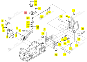 Support de Capteur Iseki 1816-505-001-10