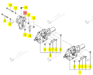 Couvercle Distributeur Hydrau Iseki 1815-511-008-00