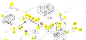 Joint à carburant ISEKI 1817-111-002-00