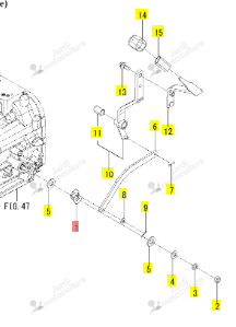 BRAS PTO ISEKI 1855-268-200-00