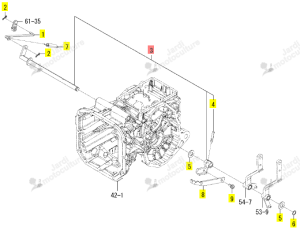 SHAFT/DIFF/H SET ISEKI 1855-309-500-10