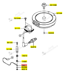 Flexible Iseki 26011-2390