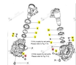 VIS 8X16 ISEKI 26106-080162
