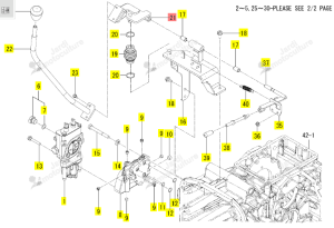 BASE/LEVER ISEKI 1855-512-230-10